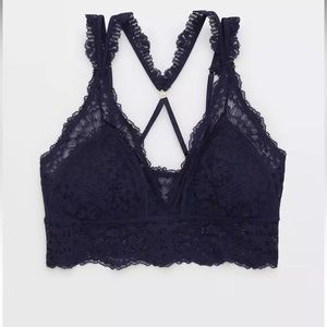 NEW AERIE Fa La Lace Padded Bralette Size:Small